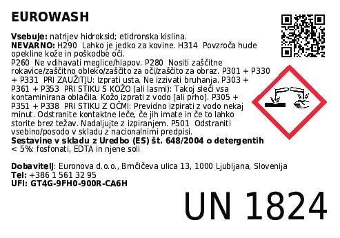Sredstvo za pomivanje posode / Eurowash / 6kg