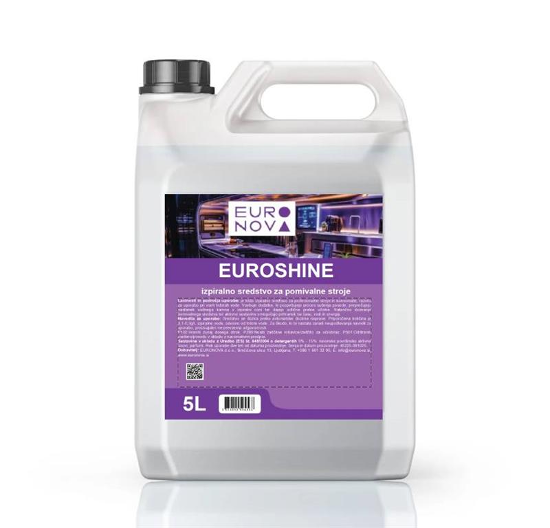 Izpiralno sredstvo za sijaj posode / Euroshine / 5L
