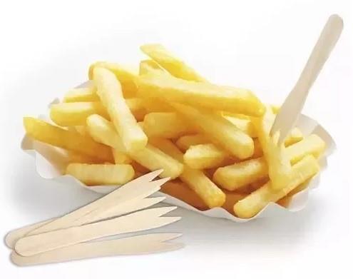 Lesena nabodala za pomfri / 8,5cm / 1000kos