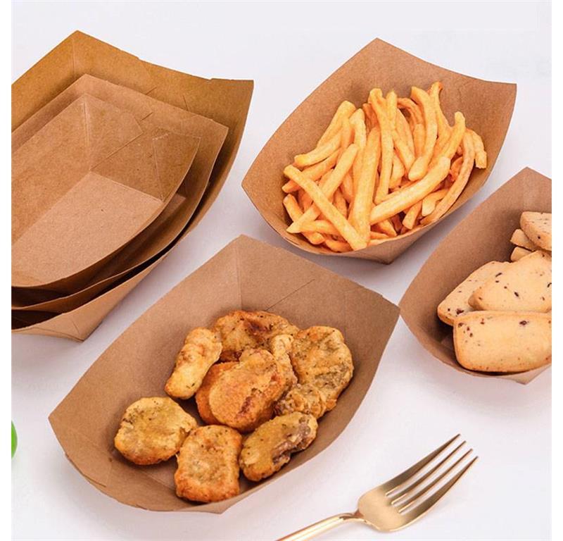 Fingerfood posodica kraft / 15x9x4cm / 100kos