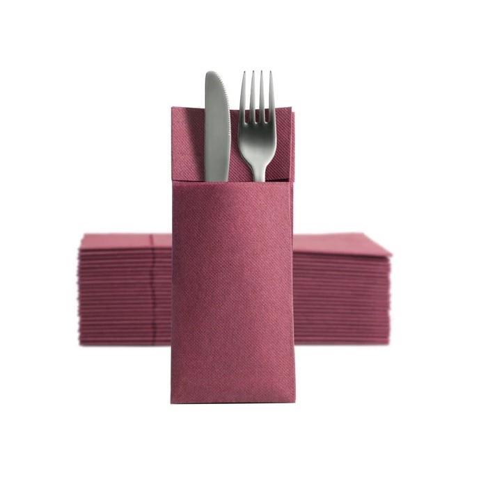 Žepki za pribor / Soft Point / 10x20cm / bordeaux / 50kos