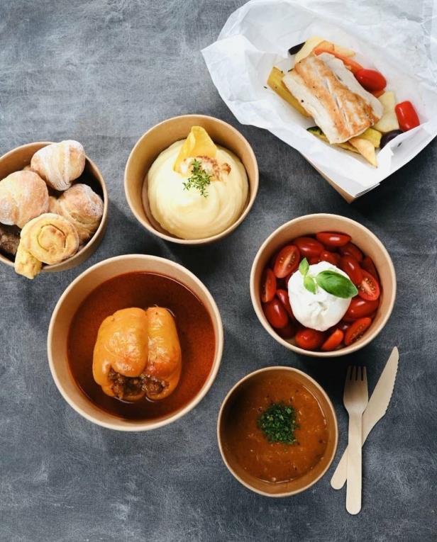 Kraft papirnata skleda / 15x6cm / 750ml / okrogla / 50kos