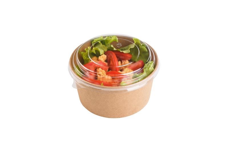 Kraft papirnata skleda / 15x7cm / 1000ml / okrogla / 50kos