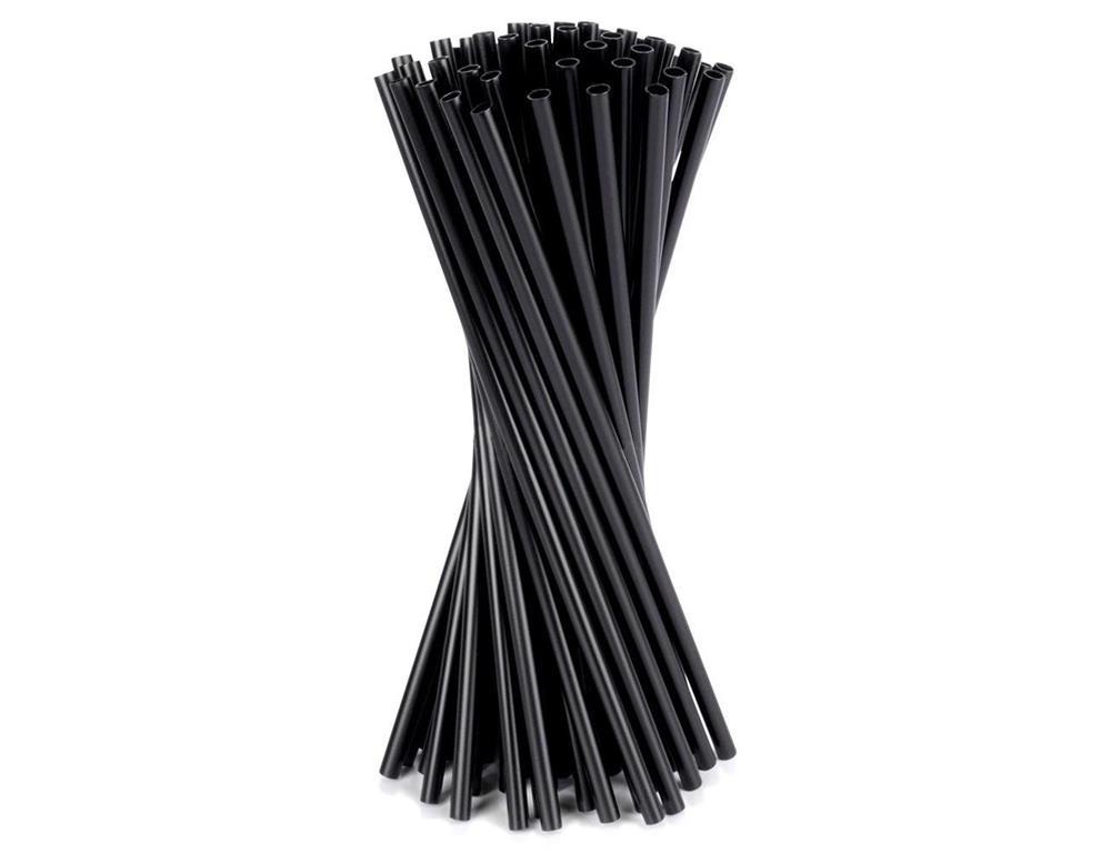 Slamice / multi use / 6x230mm / črne / 500kos