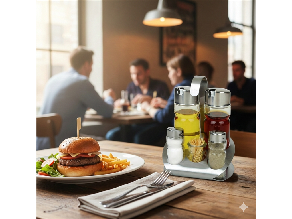 Garnitura za začinjanje / petdelna / 19cm