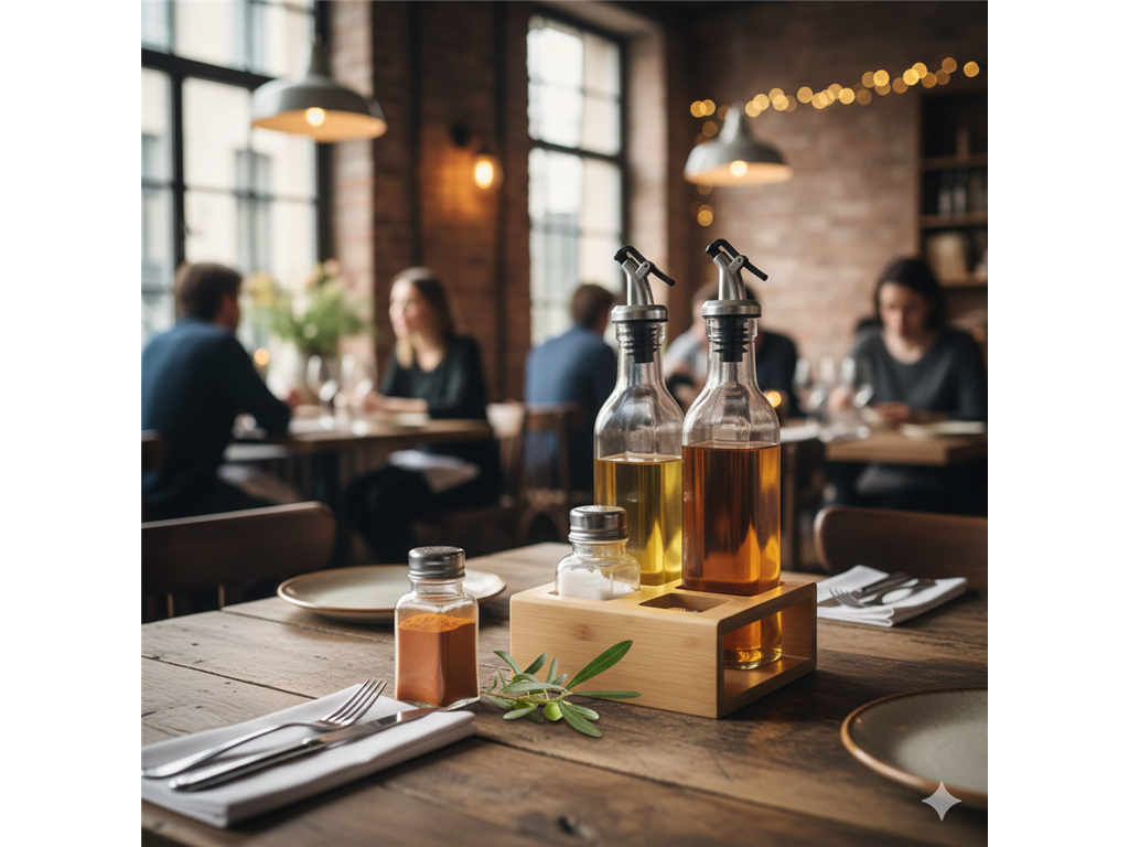 Garnitura za začinjanje / štiridelna / lesena
