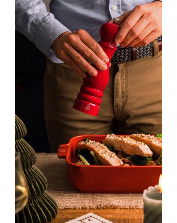 Mlinček za sol Paris / 22cm / rdeč / u'Select