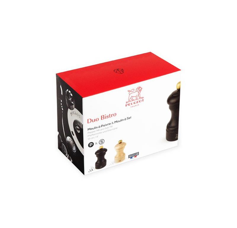 Komplet mlinček za sol in poper Bistro / 10cm