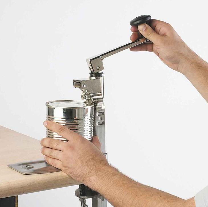 Namizni odpirač / za konzerve / 60cm