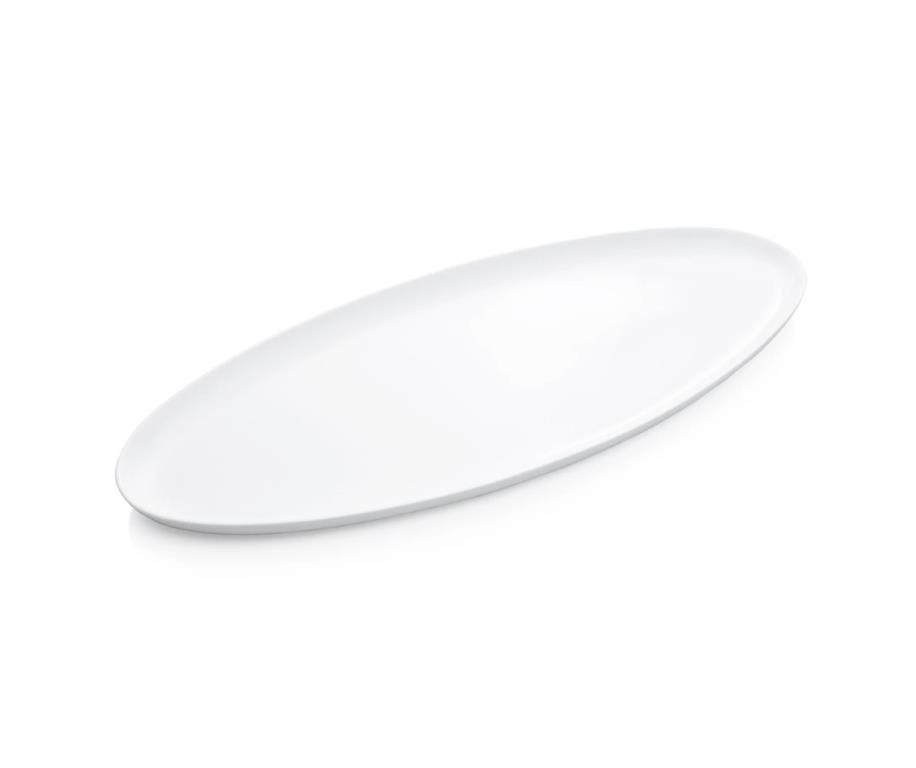 Porcelan servirni krožnik / oval / 65x29cm