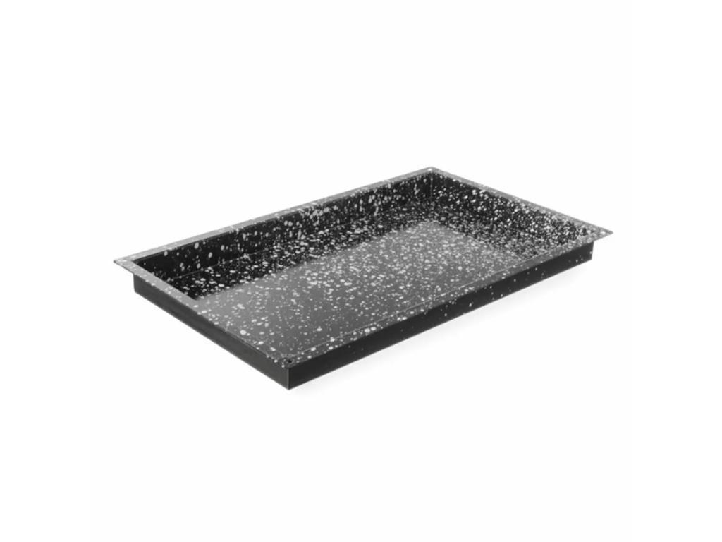 Pekač za konvektomat pečico / GN 1/1 / 40mm / granit-emajl
