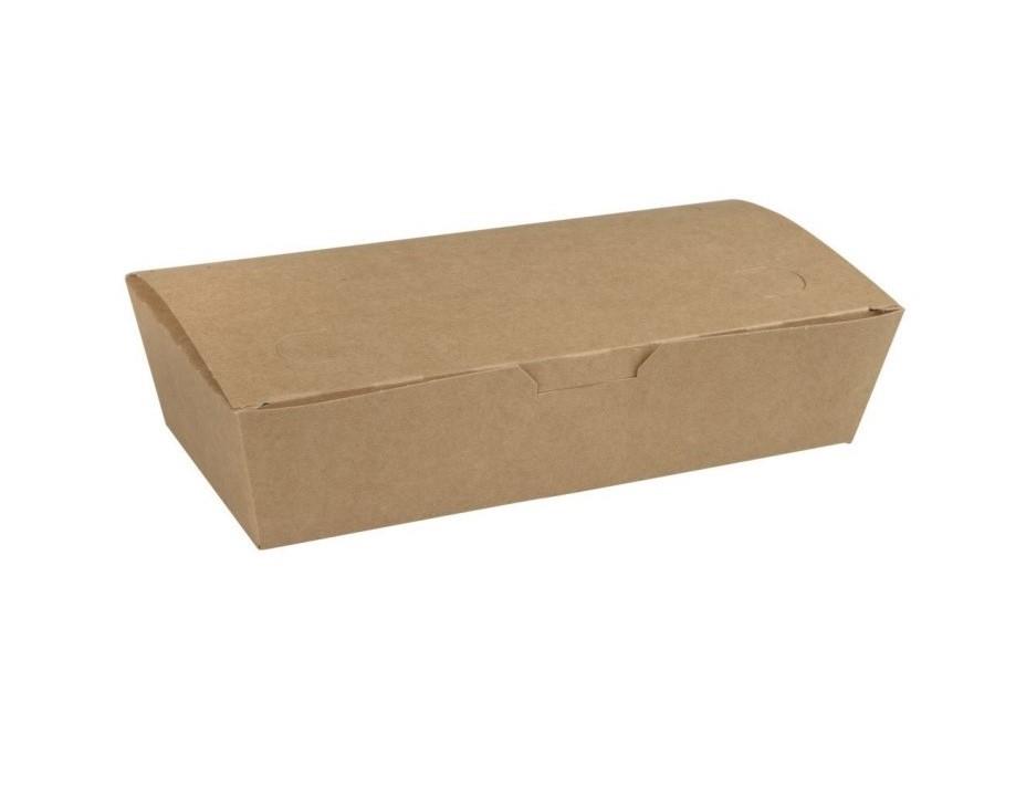 Embalaža za take-away / HP3 / kraft / 20x10x5cm / 100kos