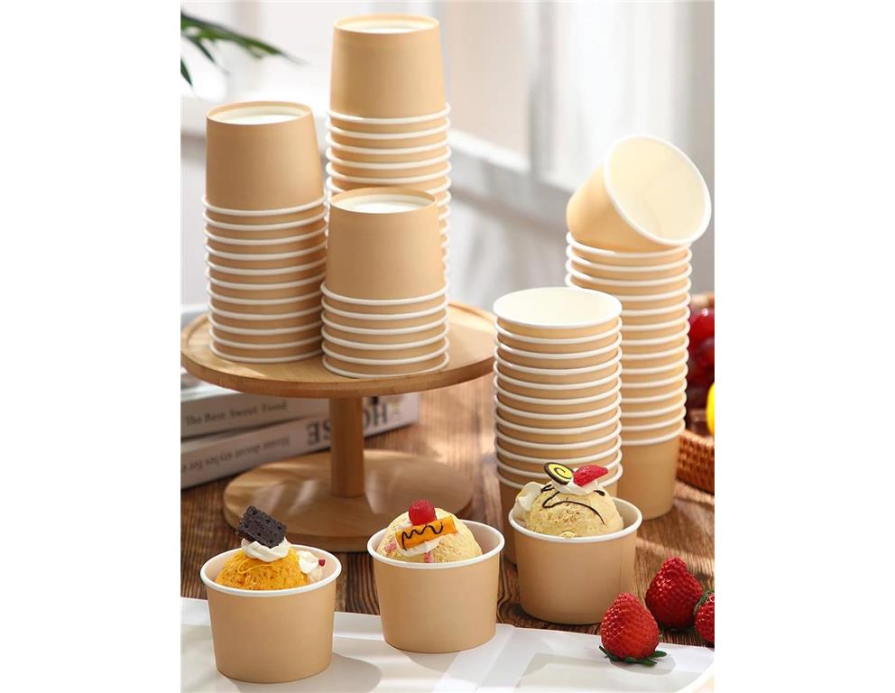 Lonček za sladoled / 2 kepici / 140ml / 50kos