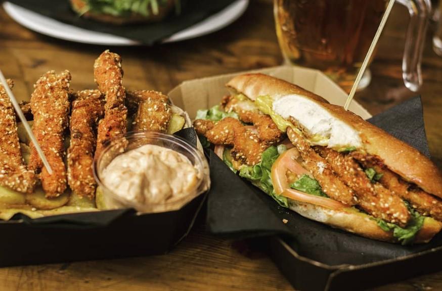 Fingerfood pladenj / 24x12x3cm / črn / 320kos