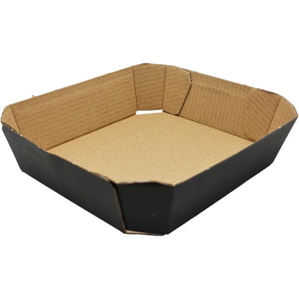 Fingerfood pladenj / 15x14x4cm / črn / 400kos