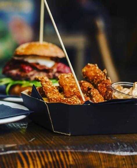 Fingerfood pladenj / 15x14x4cm / črn / 400kos