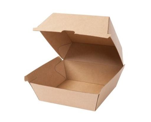 Embalaža za burgerje / XXL / 15x15x8cm / hp6 / kraft / 50kos