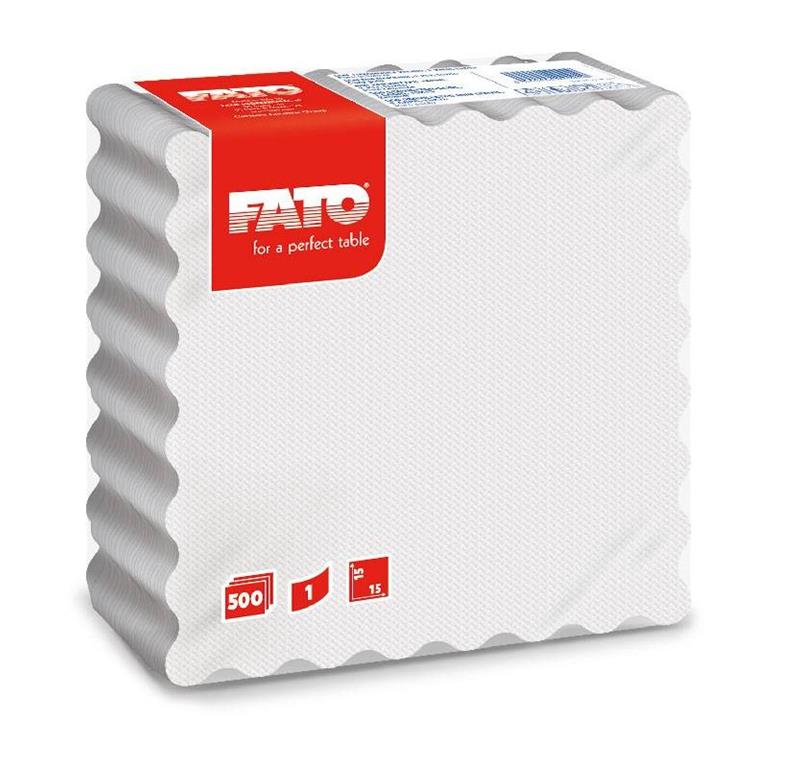 Servieti / 1-slojni / 15x15cm / beli / 500kos