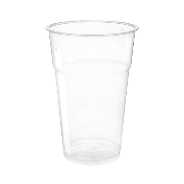 Plastični kozarci / rPET / 630ml / oznaka 0.5L /95mm/ 50kos