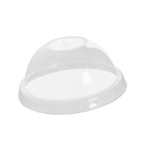 Plastični kozarci / rPET / 85mm / kupola z odprtino / 50kos