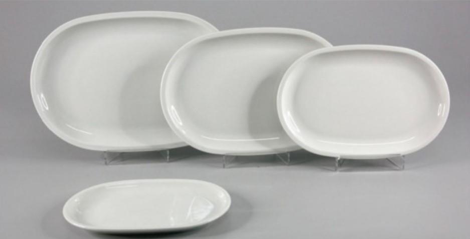 Roma ovalni krožnik / chicago / 25cm / 10 kos