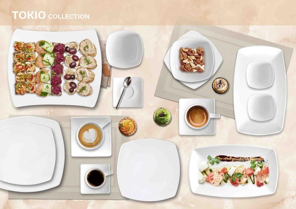 Tokio krožnik Sagomato / 30x25cm / 4 kos