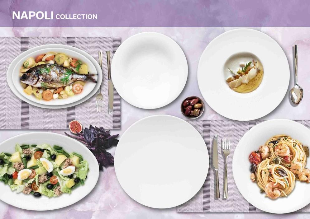 Napoli ovalni krožnik / caravella / 27x19cm / 6 pcs