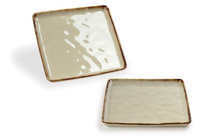 Plitki krožnik Tortora / 22x22cm / 1kos