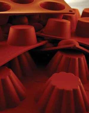 Silikonski model srce / 8 vtisov / 65x60mm