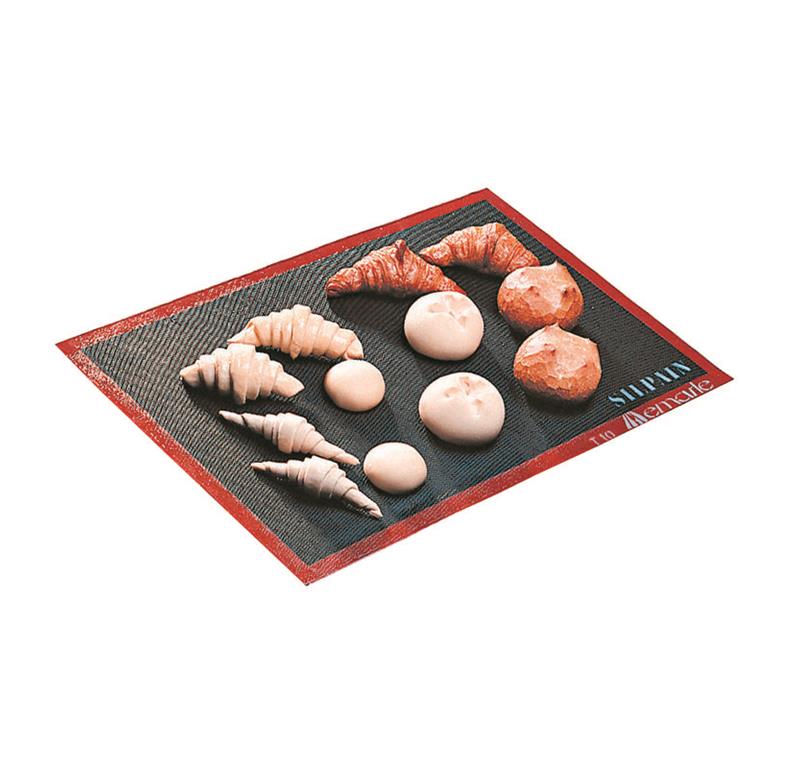 Silikonska podloga za peko / 53x32cm / črna / GN 1/1