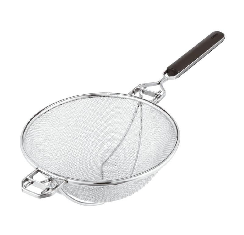 Okroglo cedilo / dvojno / fina mreža / 26cm / ojačano