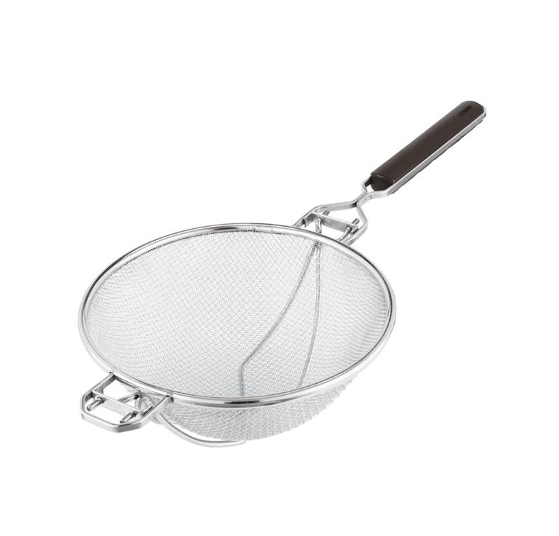 Okroglo cedilo / dvojno / fina mreža / 35cm / ojačano