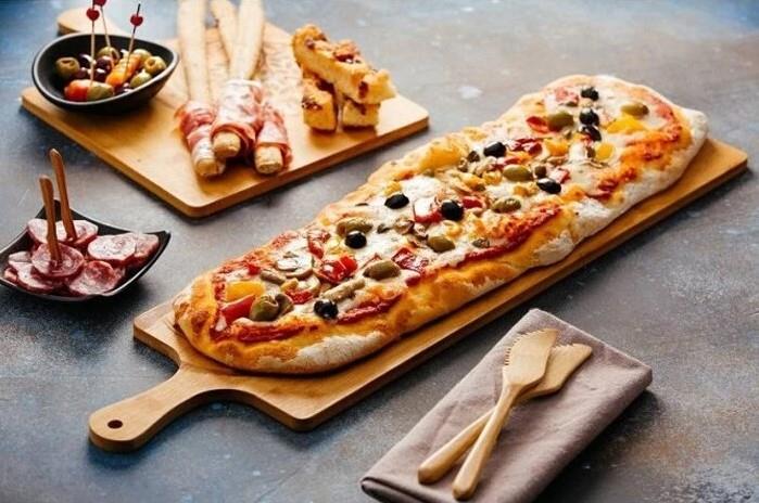 Servirna lesena deska / 61x17cm