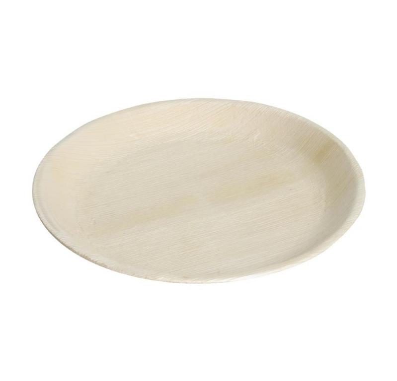 Eko krožnik oval / 29x20cm / palmovi listi / 12kos