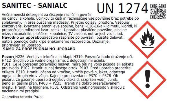 Večnamensko čistilo Sanialc / 5kg
