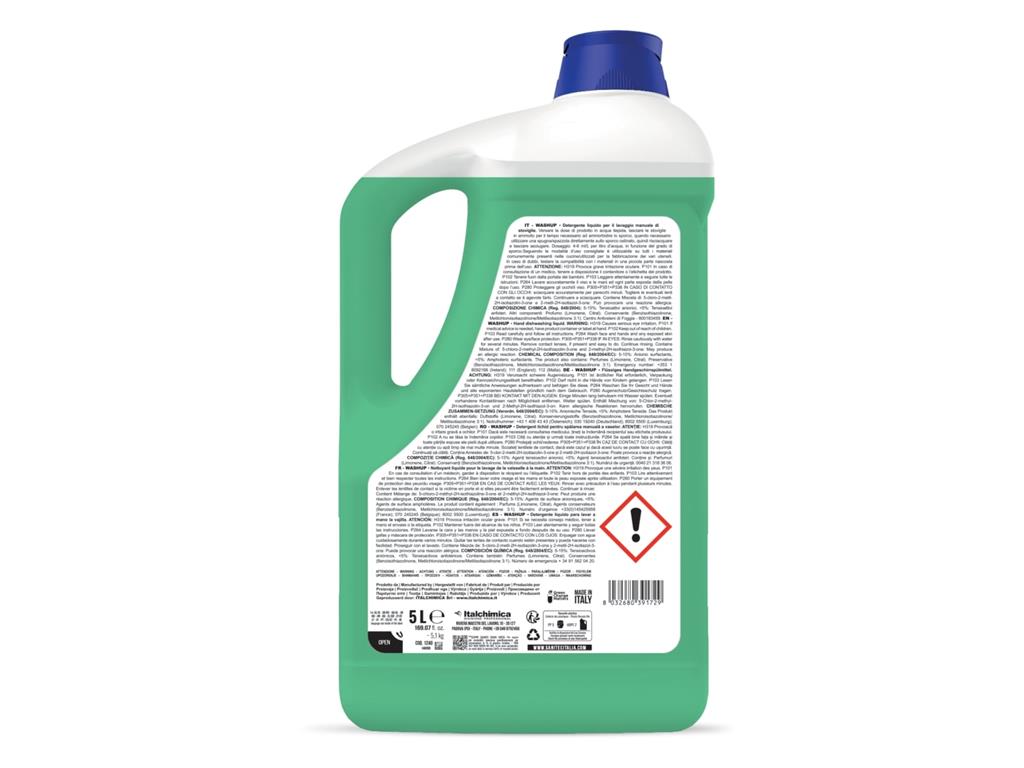 Detergent za ročno pomivanje posode Washup / 5L