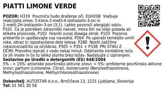 Detergent za ročno pomivanje posode Washup / 5L