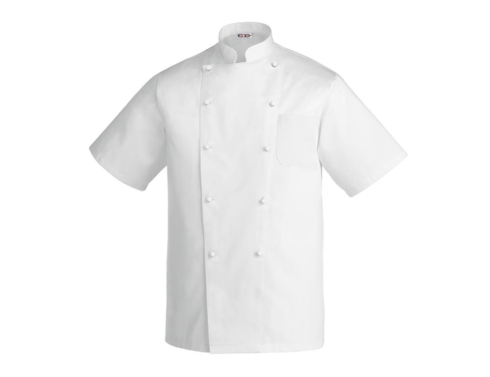 Kuharski jopič / Rex / kratek / bel / 3XL