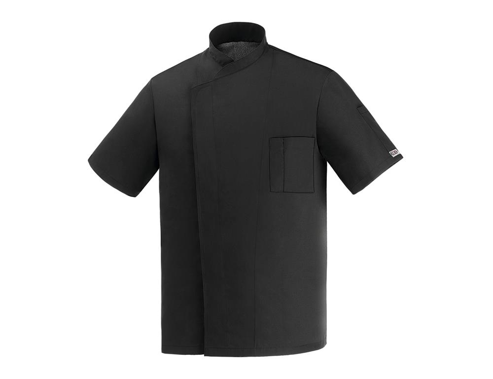 Kuharski jopič / Ottavio / kratek / črn / L