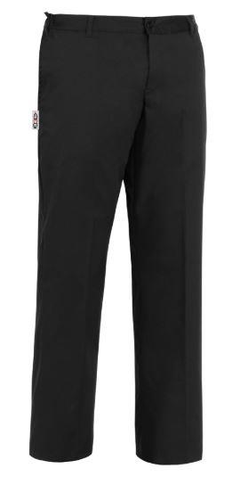 Kuharske hlače / Evo / črne / XL