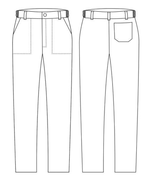 Kuharske hlače / Evo / pepita / M