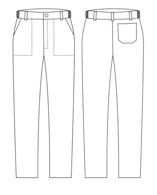 Kuharske hlače / Evo / pepita / XL