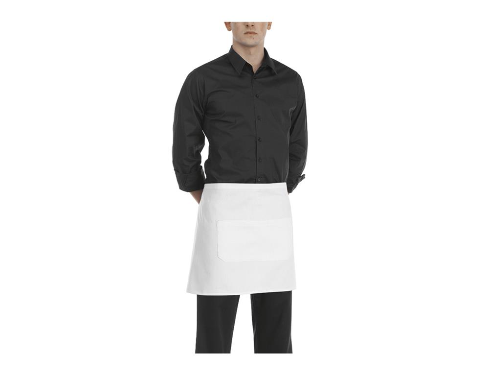 Barmanski predpasnik / 40x70cm / bel / 2kos