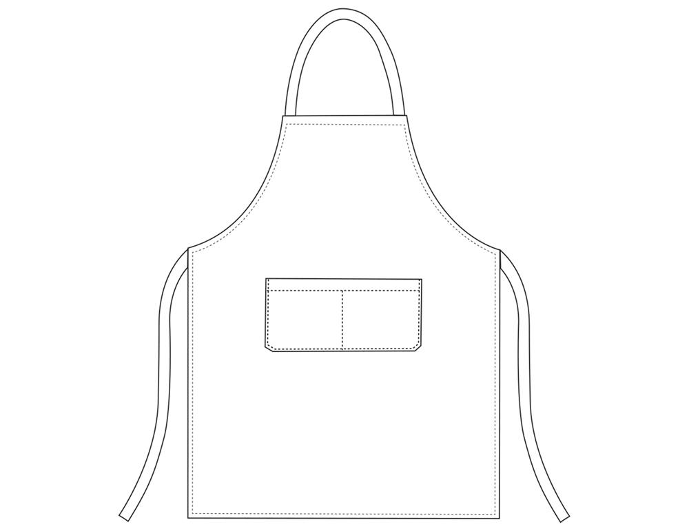 Kuhinjski predpasnik / 90x70cm / convoy / 2kos