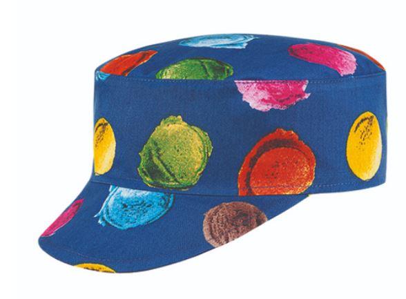 Kuharska kapa / S šiltom / ice cream / 2 kos