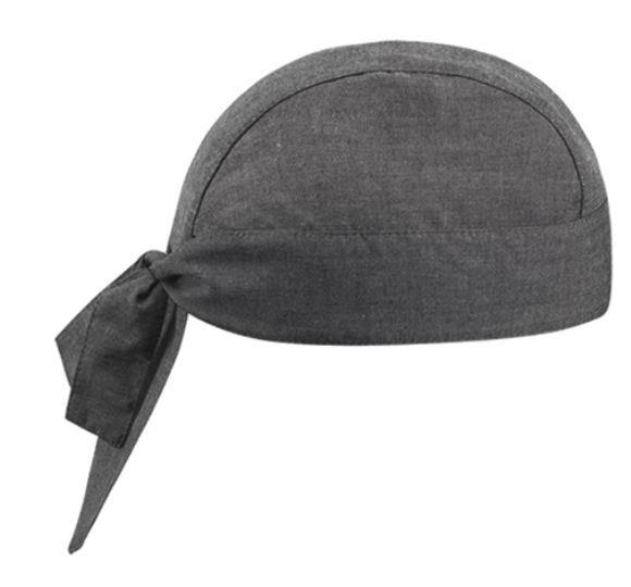 Kuharska čepica / bandana / grey mix / 2kos