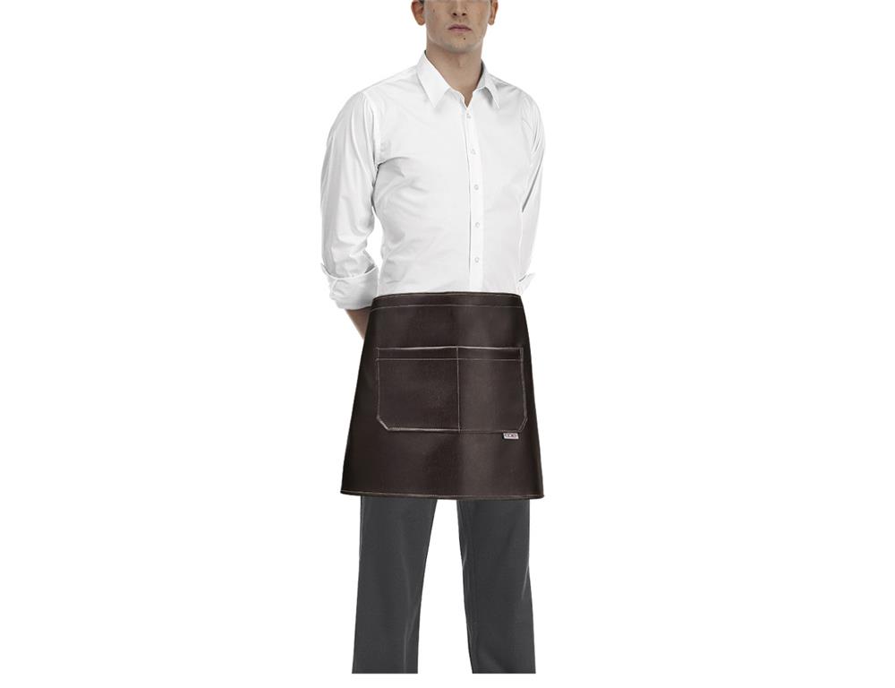 Barmanski predpasnik / 40x70cm / host rjav
