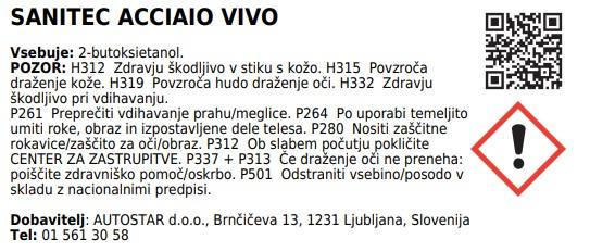 Čistilo za jeklo / 500ml / loščilo