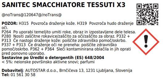 Odstranjevalec madežev črnila in olja X3 / 500ml