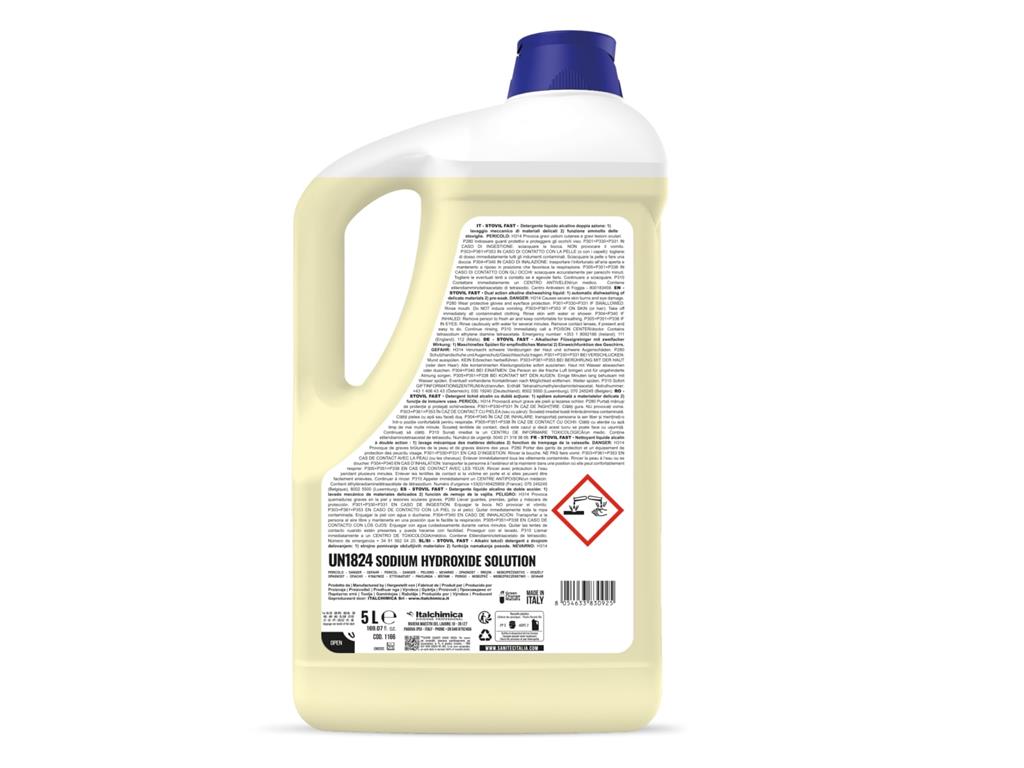 Sredstvo za pomivalne stroje Stovil Fast /Aluminij,Baker/ 5L